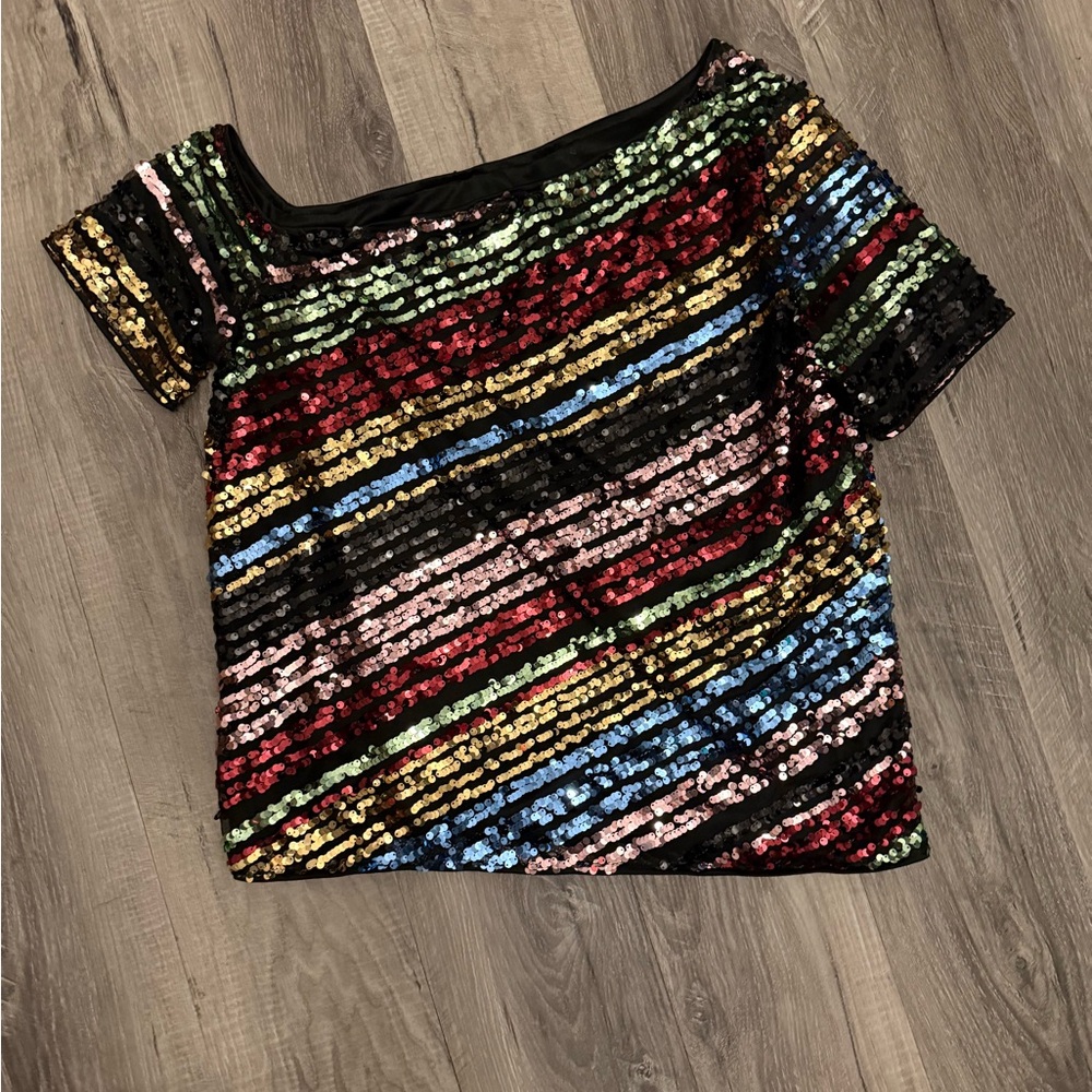 Womens sequin top